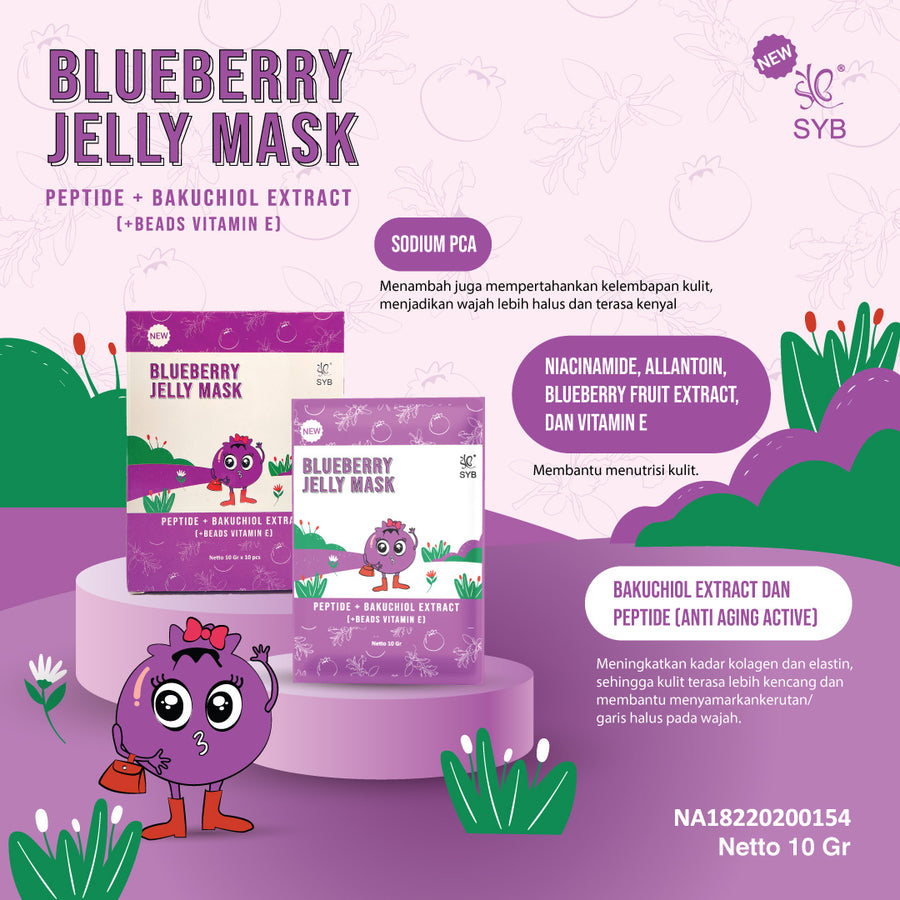 NEW SYB Jelly Mask Sachet 5 Varian